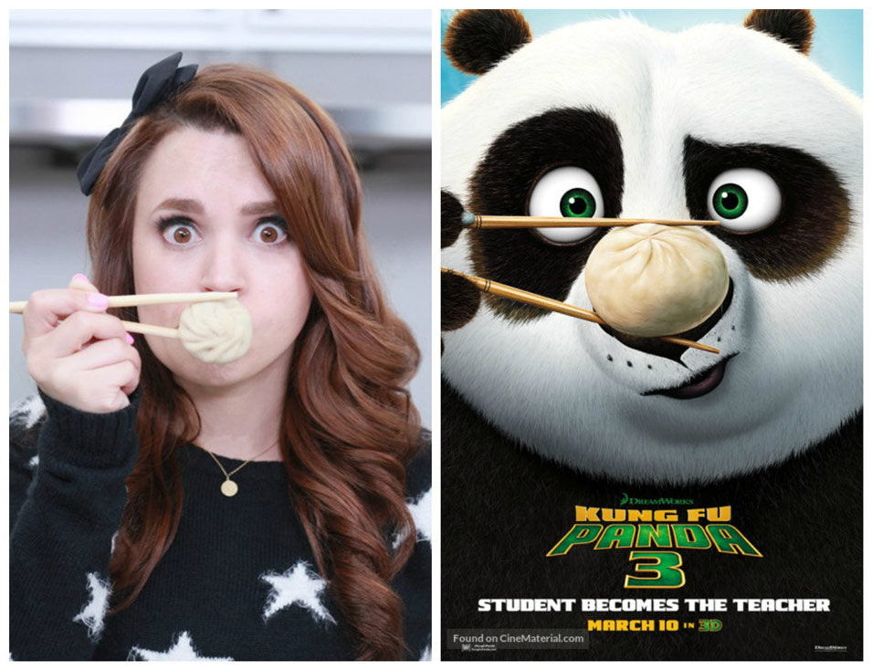 Rosanna Pansino makes Kung Fu Panda Dumplings on Nerdy Nummies