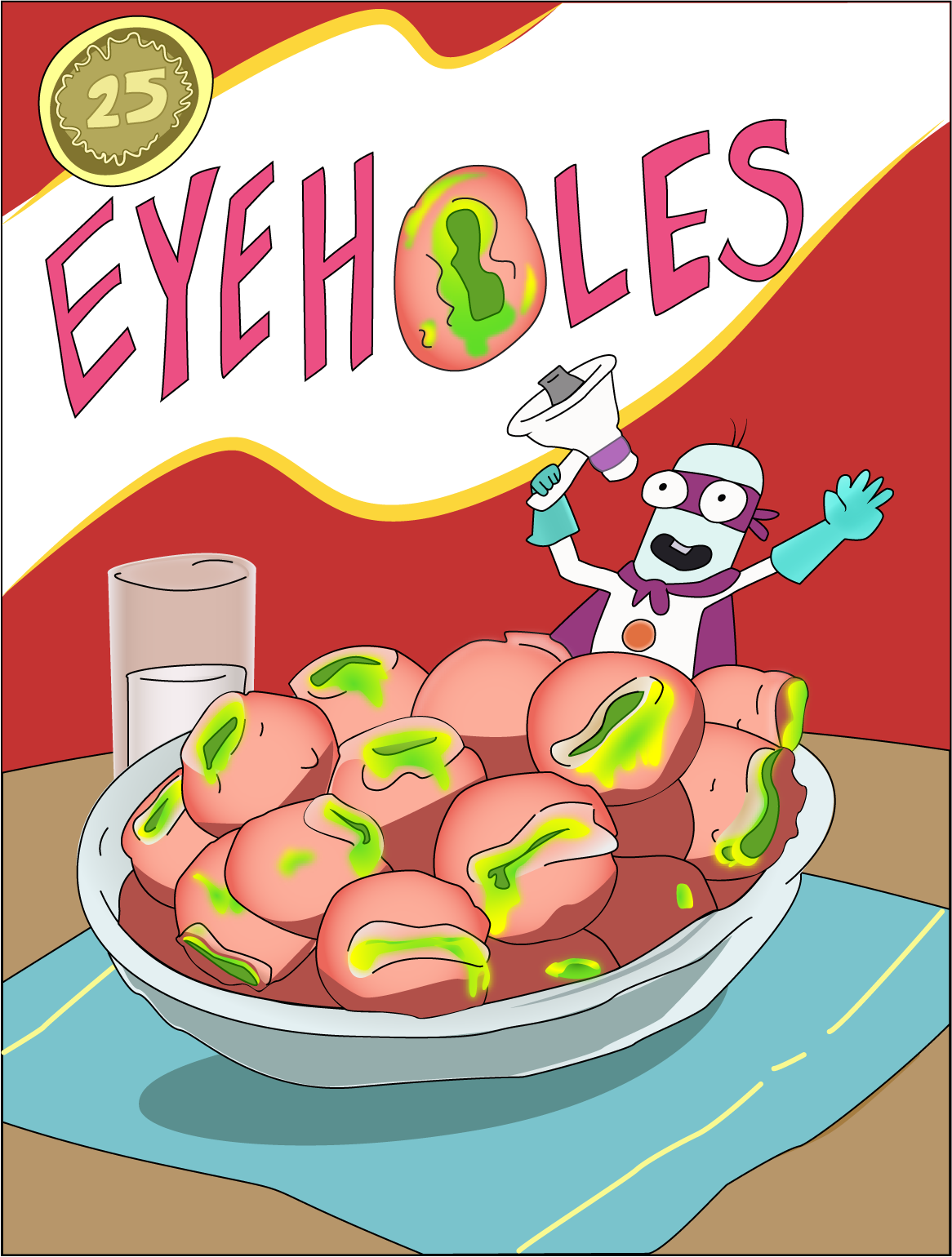 Rick and Morty Eyeholes Cereal Box Graphic