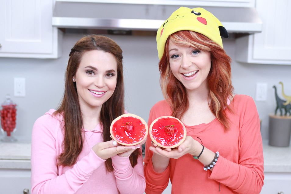 Rosanna Pansino and Lindsey Stirling make Adventure Time Royal Tarts