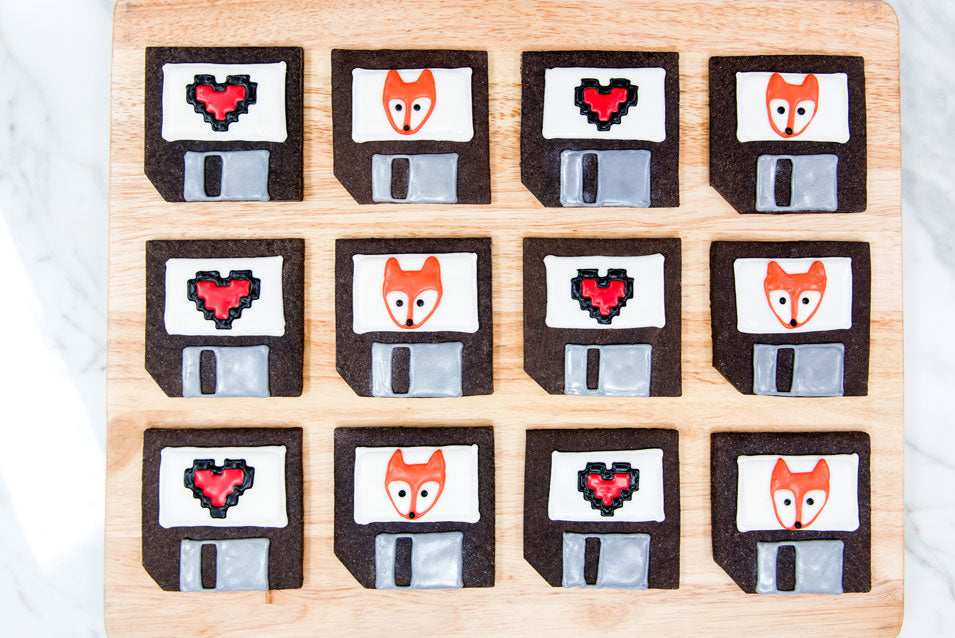 Floppy Disc Cookies