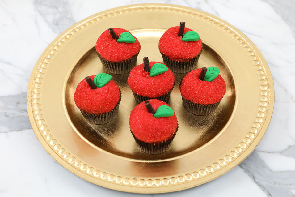 Rosanna Pansino makes Descendants Apple Cupcakes on Nerdy Nummies