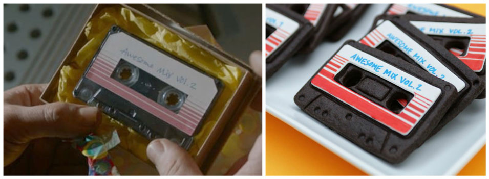 Guardians of the Galaxy Cassette Cookies