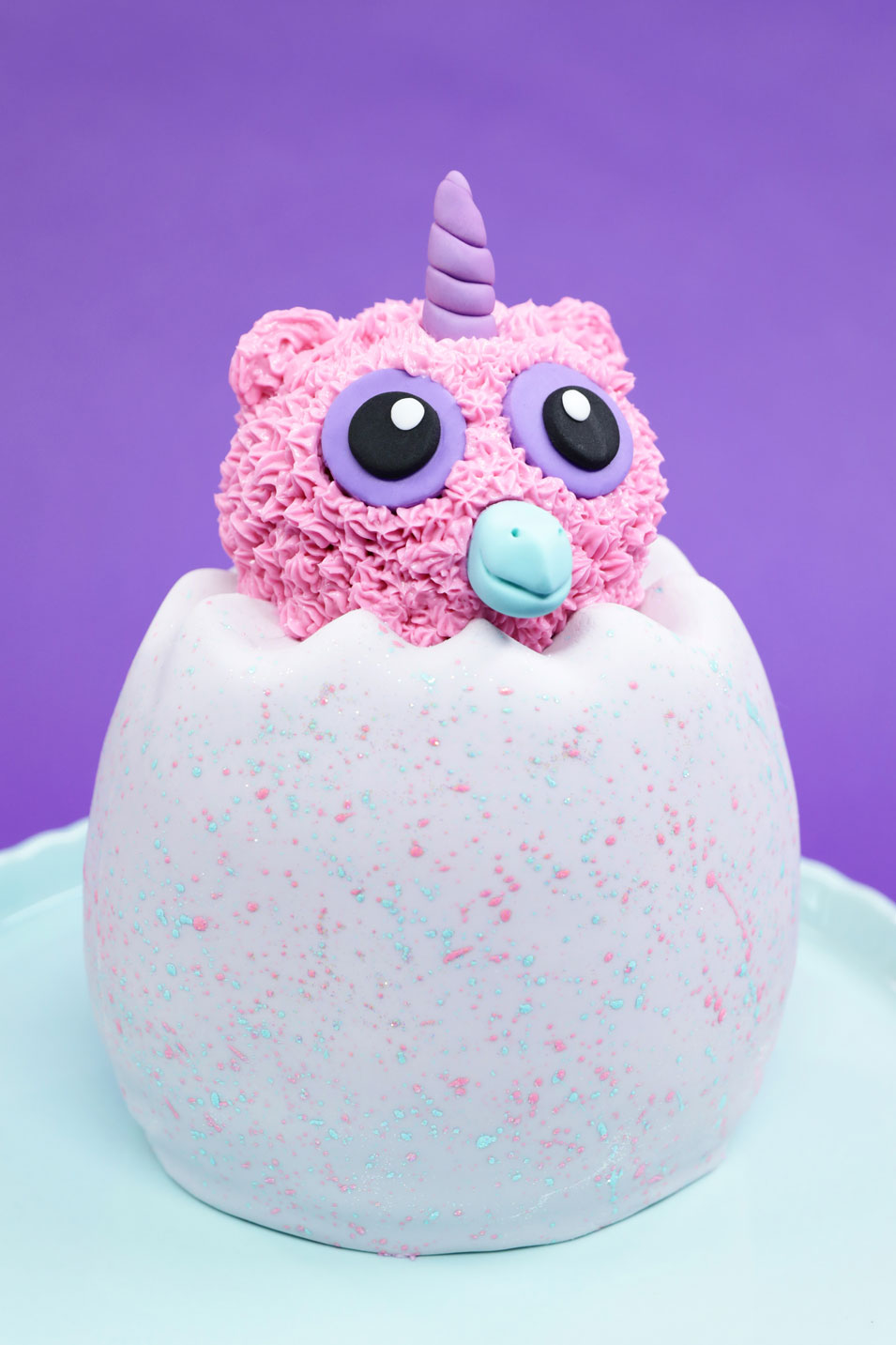 Hatchimals Cotton Candy Cake