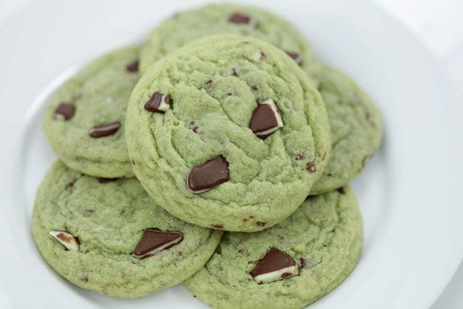 Mint Chip Ice Cream Flavored Cookies