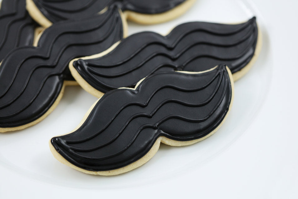 Mustache Cookies