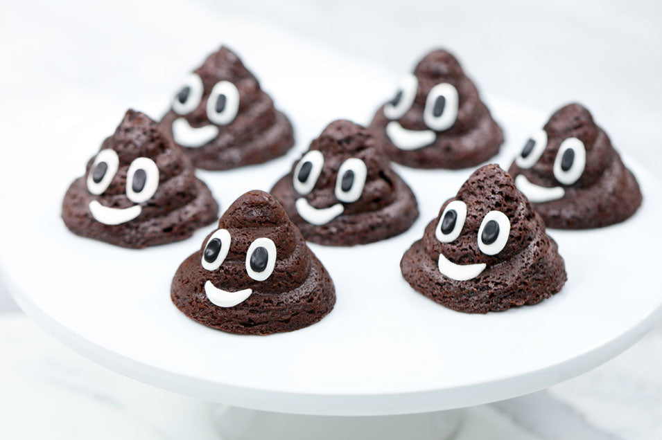 Poo Emoji Brownies