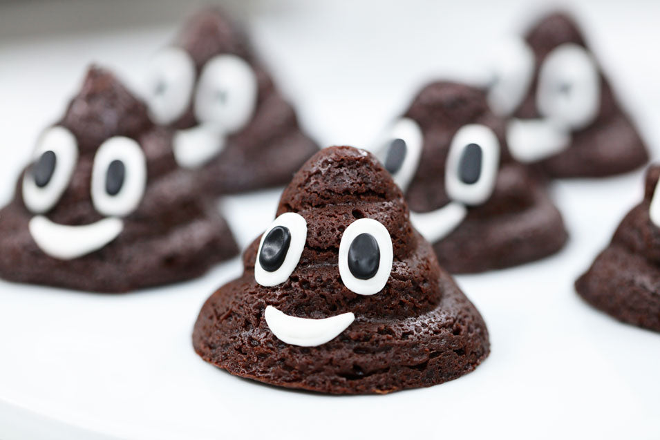 Poo Emoji Brownies