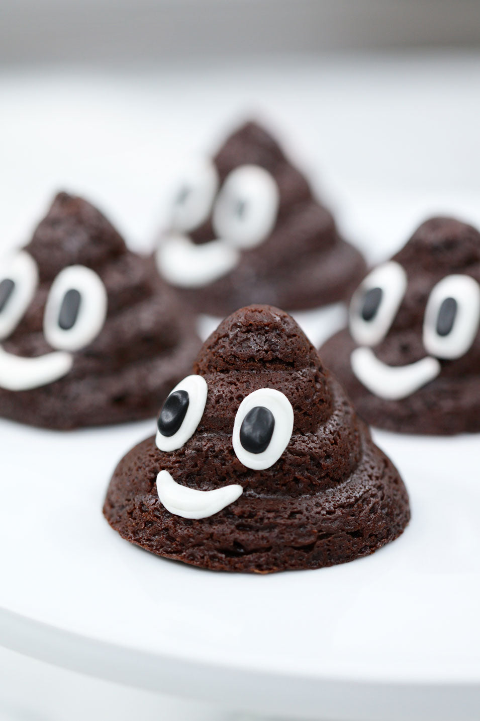 Poo Emoji Brownies