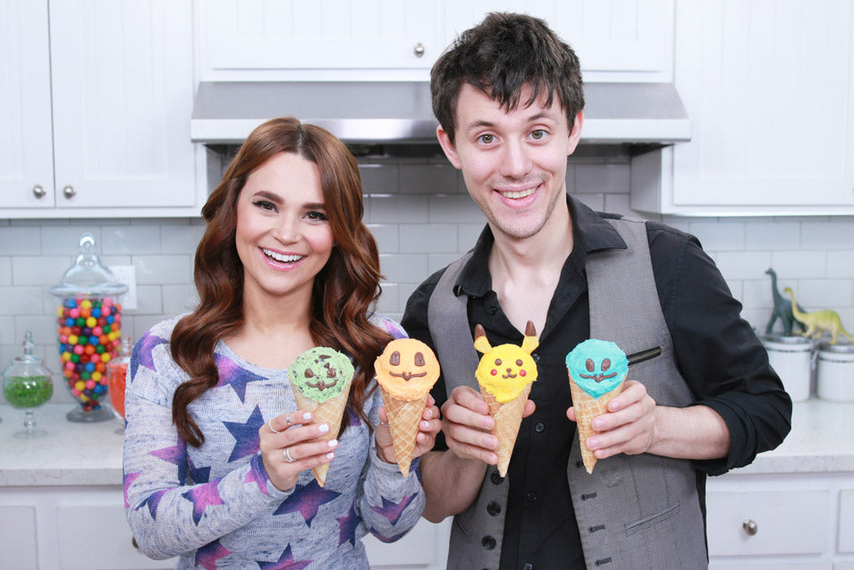 Rosanna Pansino and Kurt Schneider