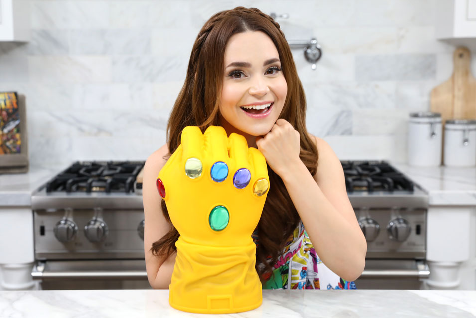 Rosanna Pansino makes Infinity Stone Cupcakes on Nerdy Nummies