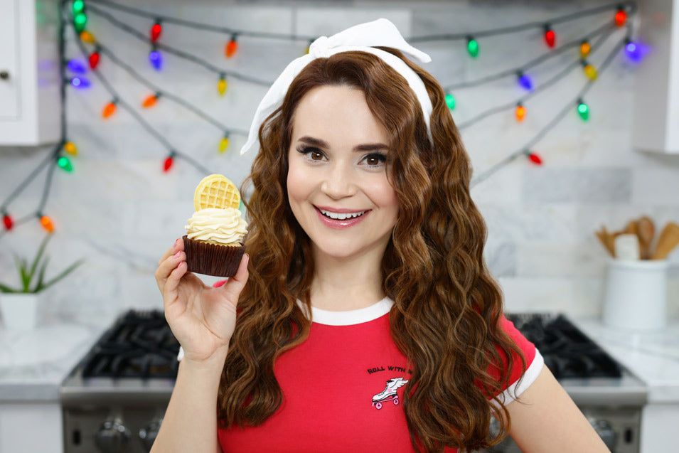 Rosanna Pansino makes Stranger Things Eggo Cupcakes