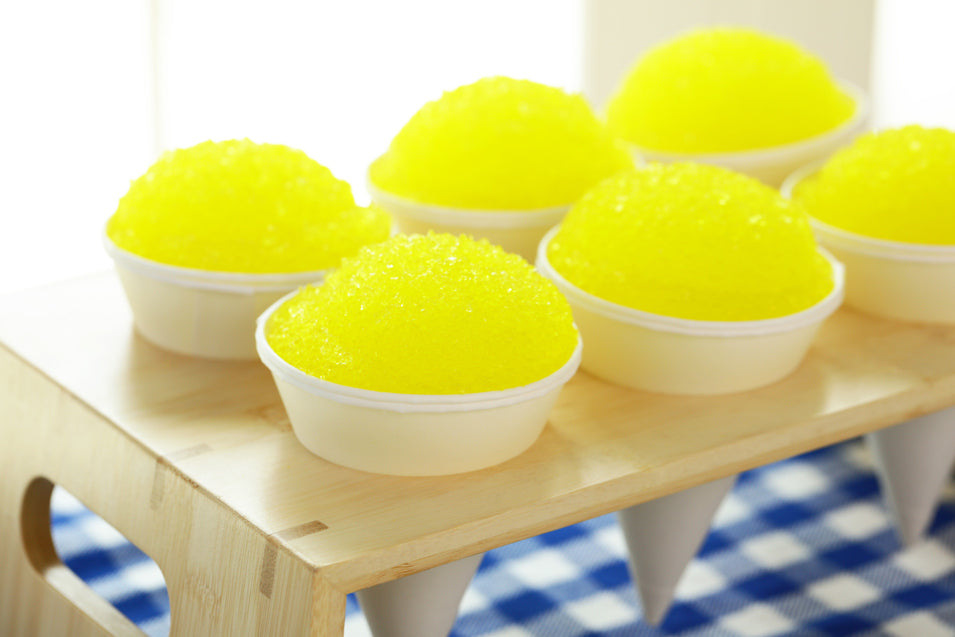 Lemon Snow Cones from Nerdy Nummies