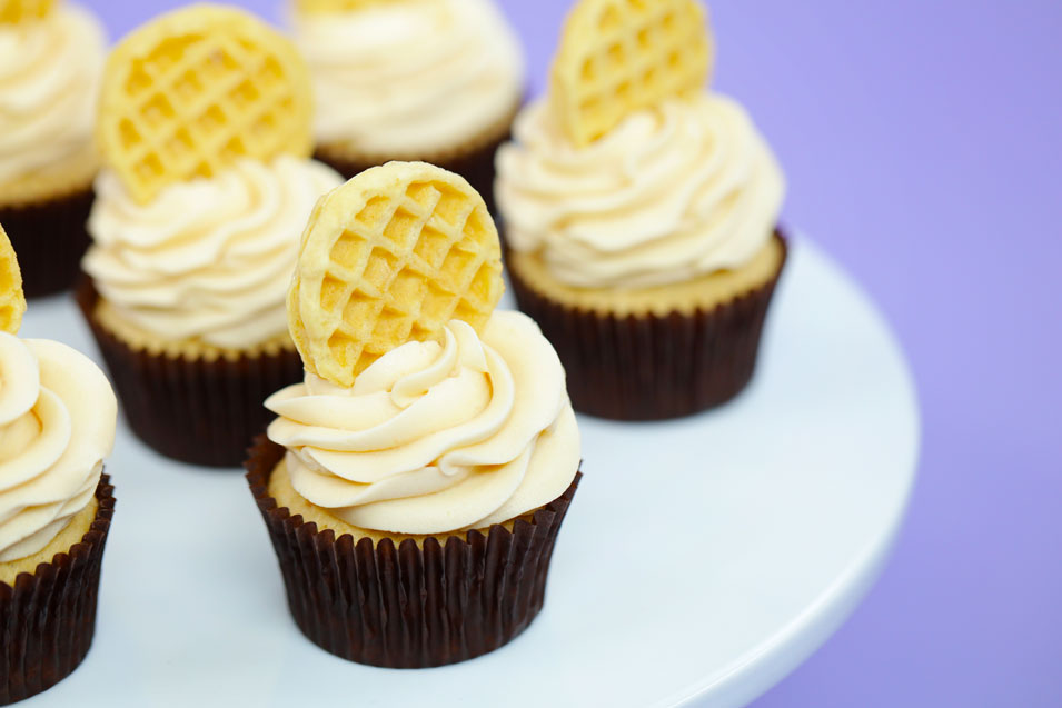 Stranger Things Eggo Cupcakes