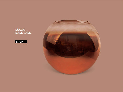 Lucca ball vase
