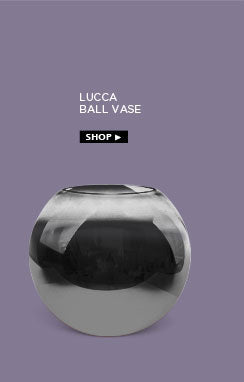 Lucca ball vase