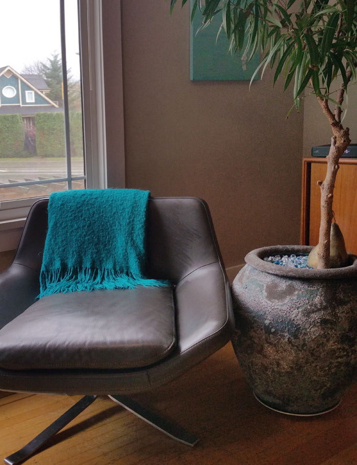 Touch of Turquoise - Perch Chair