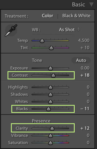 How to Add Contrast in Lightroom