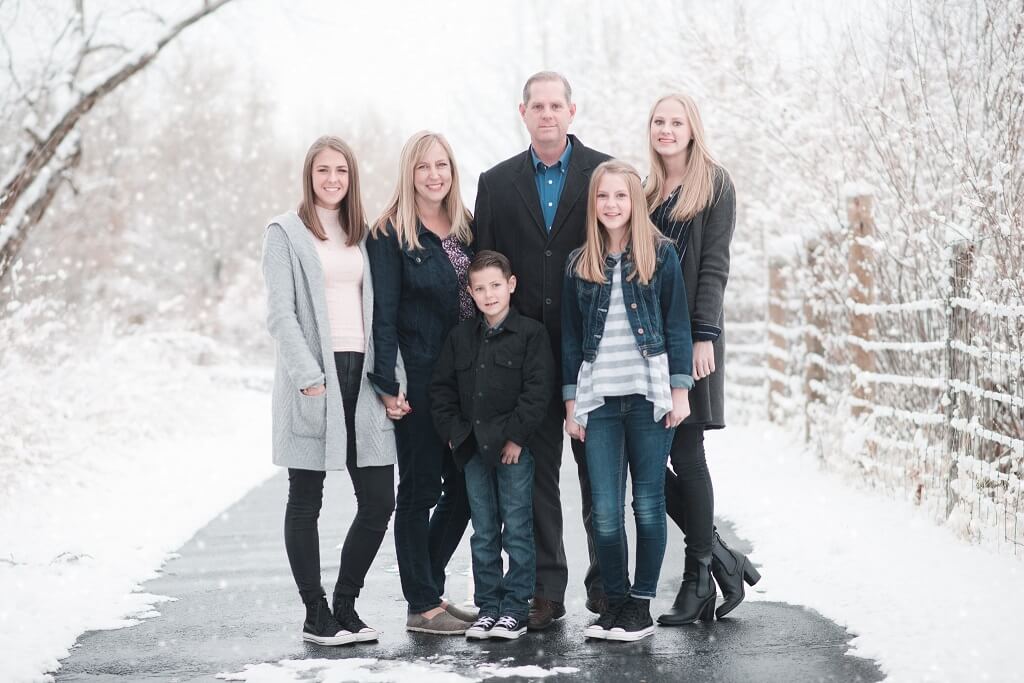 Family Photos in the Snow
