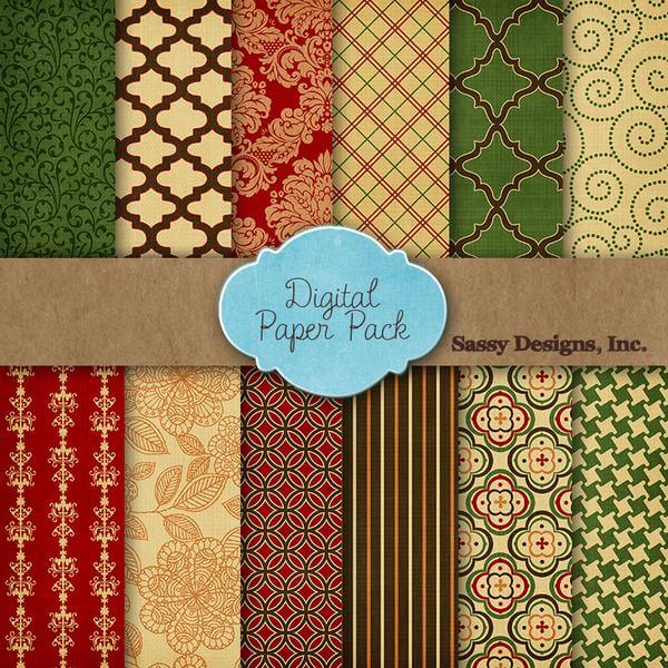 Free Digital Scrapbook Paper