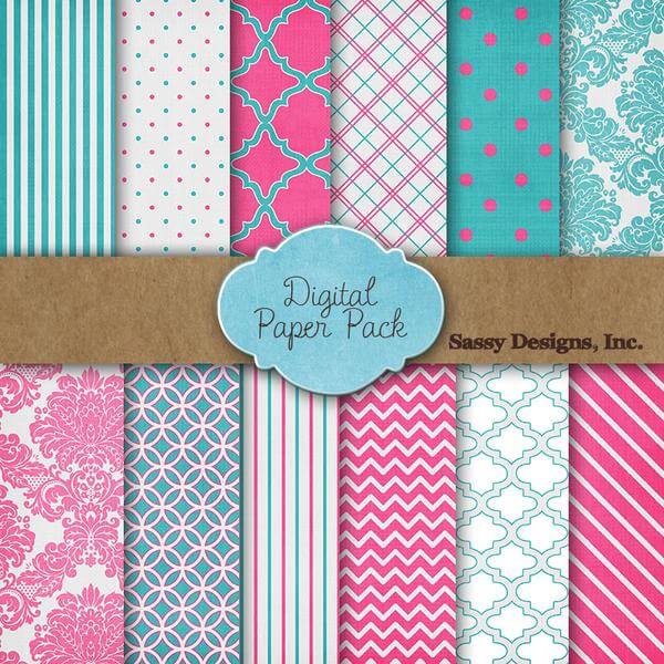 Free Digital Scrapbook Paper