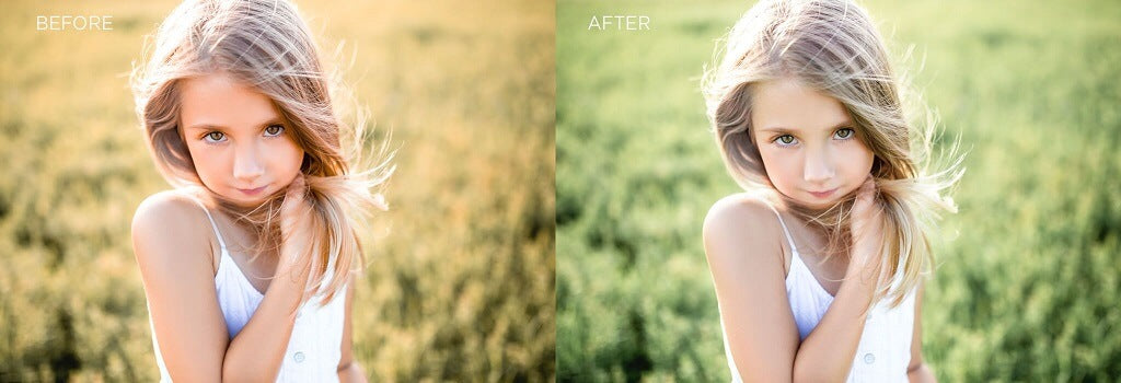 How to make grass greener in Lightroom