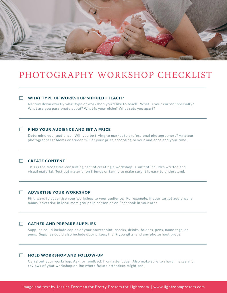 Teaching Photography Guide