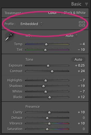 Lightroom Camera Profiles Update