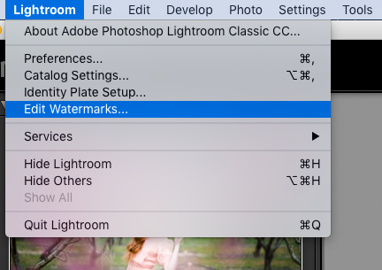 How to Make a Watermark in Lightroom Classic