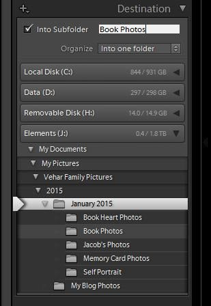 import photos lightroom