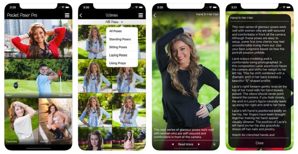 posing app for photographers