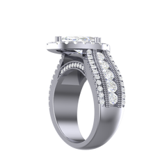 CubicZirconia.com CAD rendering band view