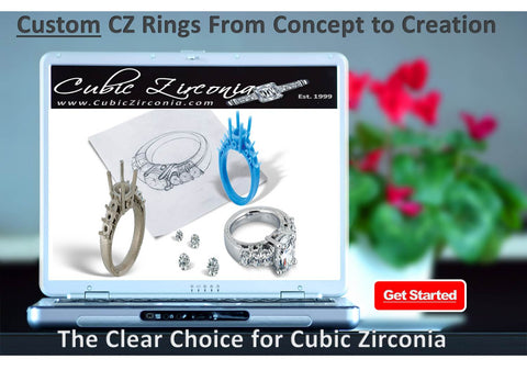 custom cz rings from concept to creation