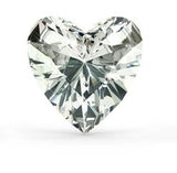 heart cut cubic zirconia stones