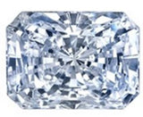 radiant cut cubic zirconia stones