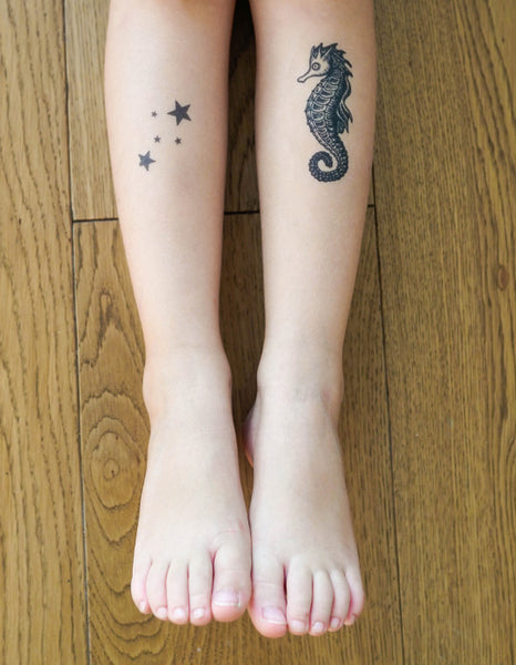 Dotwork Seahorse Tattoo – Tattooed Now !