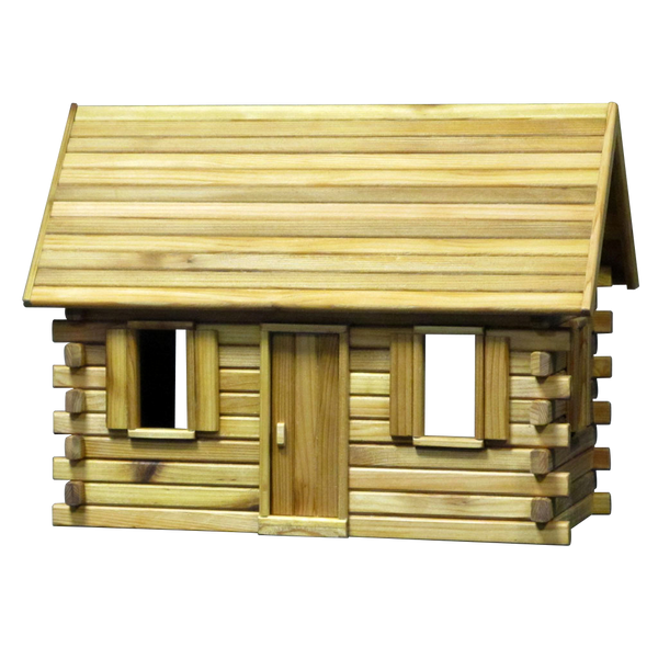 log cabin dollhouse plans