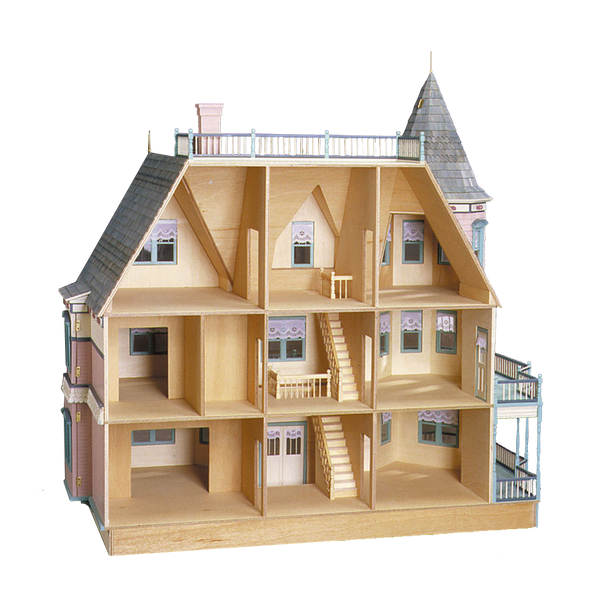real good toys wooden doll house
