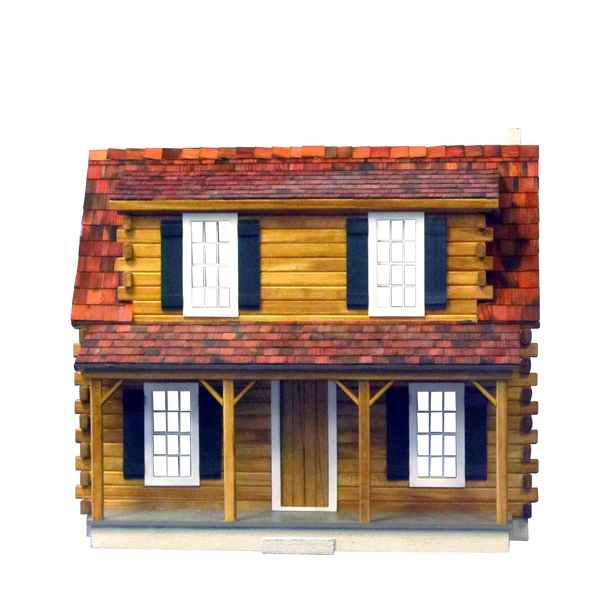 miniature log cabin dollhouse kits