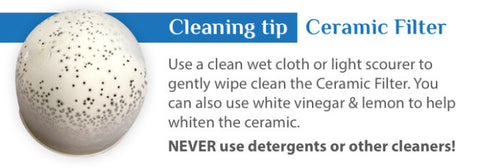 Cleaning tip zazen Ceramic Filter