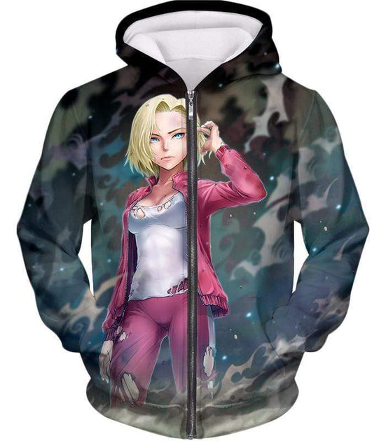 android 18 hoodie