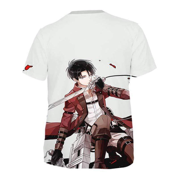 attack on titan levi t shirt