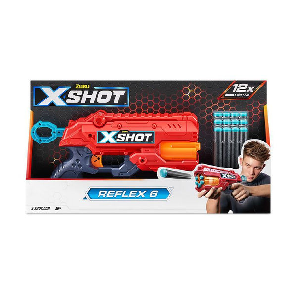 Verbanning Oriëntatiepunt Huisje X-Shot Excel Reflex 6 dart blaster by Zuru – StockCalifornia