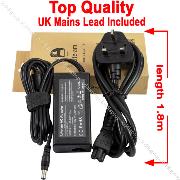 AT LCC AC DC Adapter for Toshiba Satellite M505 M500 M505D M-505 M-500 M-505D M505-S4940 M640-BT2N23 M55-S1001 C655D-S5048 M60 M65 PA3468U-1ACA M645 P740 P745 P745D P755 Laptop 