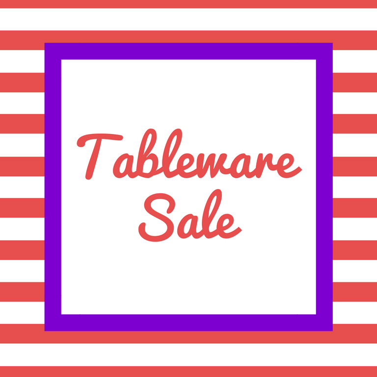 Clearance Tableware