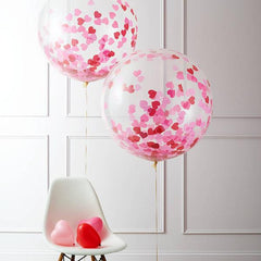 Heart Confetti Balloon