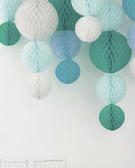 stacked honeycomb ball decorations