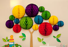 honeycomb ball decorations
