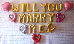 Will you marry me balloons