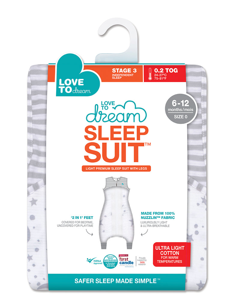 love to dream sleep suit 3.5 tog