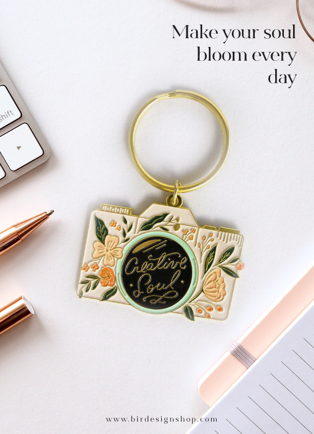 Camera Keychain - Creative Soul